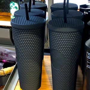 Starbucks 2021 Matte Black Studded Tumbler